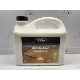 WOCA Natural Soap, Natural |2.5 L| - Concentrated Wood Cleaner for oil