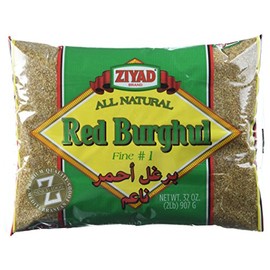 Ziyad Red Wheat Bulgur – Fiber-Rich Whole Grain, Nutty Flavor & Chewy Texture – Ideal for Tabbouleh, Kibbeh, Curries, Soups & Salads – Easy 30-Minute Prep, Vegan - No.1, 32 oz