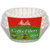 Melitta 629524 8 To 12 Cup White Coffee Basket Filters