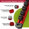 Preciva 2 PCS Magnetic Tool Holder with 24 Sliding Clips,