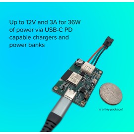 Generic MagWLED-1, WLED Controller, 5V and 12V USB-C Power Delivery, WLED Pre-Installed, Green