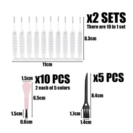 35 Pieces Mini Cleaning Brushes, Grout Cleaning Brushes, Nylon Brushes, Multipurpose Cleaning Tools, Portable Cleaning Brushes