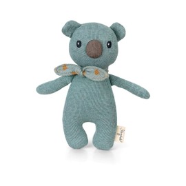 Sterntaler 3002105 Stay True to Nature Koala Kalla Knitted Toy for Babies from Birth, 24 x 13 cm, Light Blue
