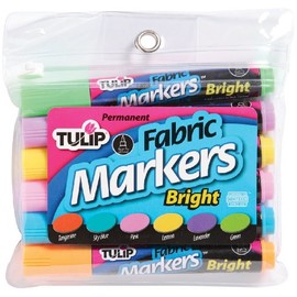 Tulip Fabric Marker 6 Pack, Neon, Bright, One Size