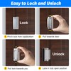 Home Security Door Lock, Fcicarn Childproof Door Reinforcement Lock with