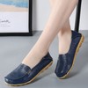 VenusCelia Mocasín Plano Natural Transpirable para Mujer, Azul Marino, 5.5