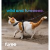 Furee Omni-fit Cat Harness, Push-Button Adjustable, Escape-Proof, Lightweight, No Bulk,