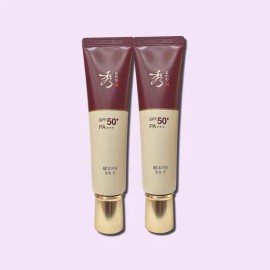 The Saem Sooryehan Hyobidam Fermentation Sun SPF50+/PA+++ 60ml 2pcs / 수려한 효비담 발효 선 SPF50+/PA+++ 60ml 2개