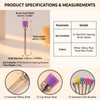 5 Pcs Nail Drill Bit Cleaning Brush