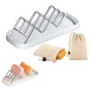 Thick Stainless Steel Soap Holder with 2 Soap Saver Bags,