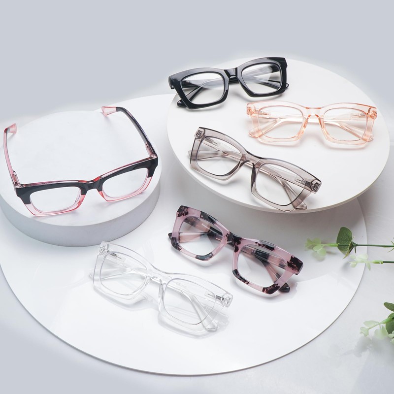 SIGVAN 6 Packs Reading Glasses Oprah Style Reading Glasses with