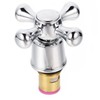 DOITOOL Cross Arm Faucet Handle Tap Head Replacement 2pcs Handle
