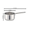 Cuisinox Small Stainless Steel Saucepan with Pour Spout, 3" x