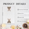 KFXHANGD Bunny Rabbit Kitchen Towels and Dishcloths Set of 2,