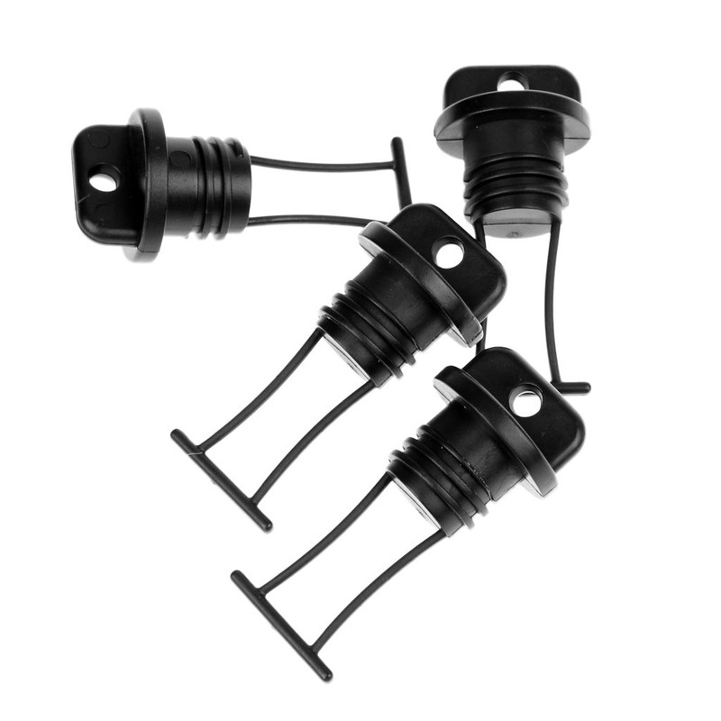Baosity 4pcs Universal Hull Drain Plug Thread Plug Bung for