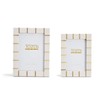 TOZAI Lines Set of 2 Brass Lines Photo Frames Includes