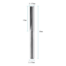 Set 10 Piezas Brocas Fresas Para Fresadora Cnc 1/8 3.175mm