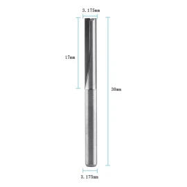 Set 10 Piezas Brocas Fresas Para Fresadora Cnc 1/8 3.175mm