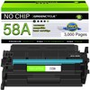 greencycle 1PK [NO CHIP] Compatible Black Toner Cartridge Replacement for