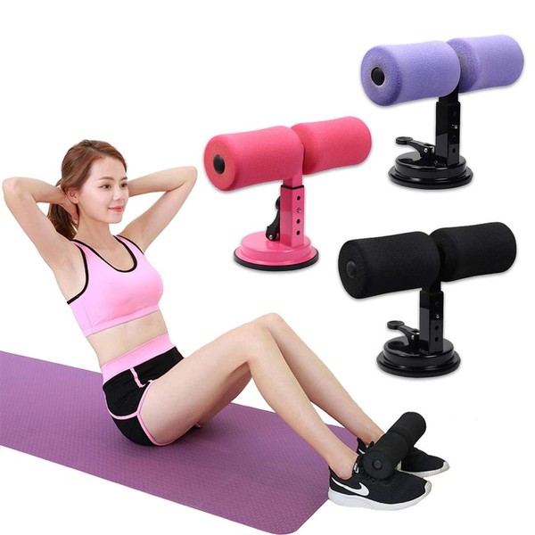 Sapas Abdominal Machine, Suction Cup Type, Foot Fixation, Abs Training Bar, For Home Use, Indoor, Abdominal Equipment, Unisex, Adjustable Height, Secure, Suction Cup for Strong Adhesion, Abdominal Training