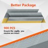 SITLDY 15 Gauge DA Angled Finish Nails, 34-Degree, 900-Pack (2-1/2",