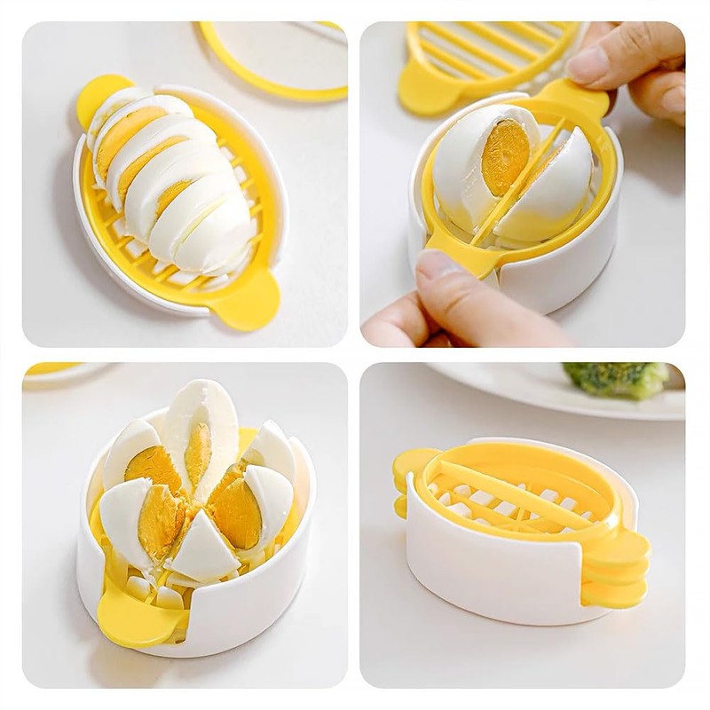 Egg Cutter, Egg Cutter, 3-in-1 Slicer, Egg Slicer, Egg Separator,