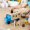 Melissa & Doug Shape-Sorting Wooden Dump Truck Toy, Quality Craftsmanship,