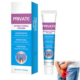 Antibacterial Cream, Private Antibacterial Cream, Body Repair Cream for Men, Topical Against Itching Anti-Itching Cream, External Use, Texture, 20 g