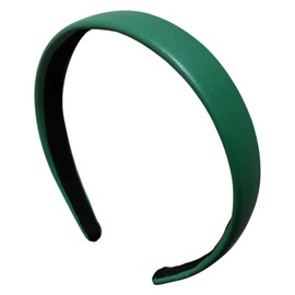 Women's Headband - Homiladi Leather Headbands for Women | Retro Comfortable & Non-Slip Hair Accessories | Hair Bands for Women Thick Hair | Green Fashion Accessory for Girls & Adults​​​