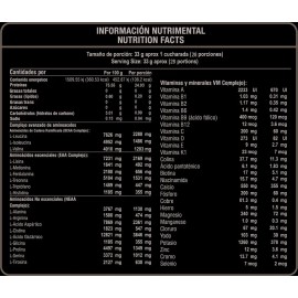 Amz Proteina Isolate Whey 5lbs / 2.310kg / 70 Porciones Sabor Chocolate