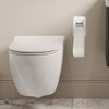 lesolar Foldable Toilet Grab Bar,Foldable Drop Down Toilet Rails with