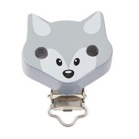 Dummy Chain Clip Fox 37 mm x 11.5 mm Grey