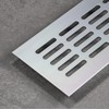 Gedotec Ventilation grille square made of aluminium, 1 piece exhaust