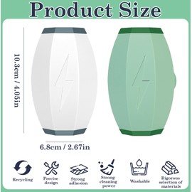 2 Pack Reusable Hair Remover, Roller Type, Pet Hair Removal, Clothes Hair Removal, Dust Removal, Washable, Mini Travel Size, Suitable for Clothes, Bedding, Pet Hair, Sofa