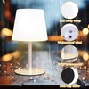 Wonder Solar Cordless Table Lamp, Rechargeabl Outdoor Battery Table Lamp