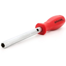 3-17 mm Single Inner Bore Chrome Vanadium Steel Socket Wrench with Non-Slip Grip Hexagonal (4 mm)