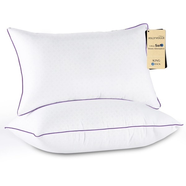 JOLLYVOGUE JOLLYVOGUE Pillows King Size Set of 2, Cooling and