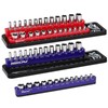 Magnetic Socket Holder Organizer Set: Detachable Drive Sockets Storage Tray,
