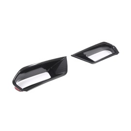 Ynei Fits 14-19 Corvette C7 Z06 Front Grille End  Air intake overlay ABS Carbon Fiber