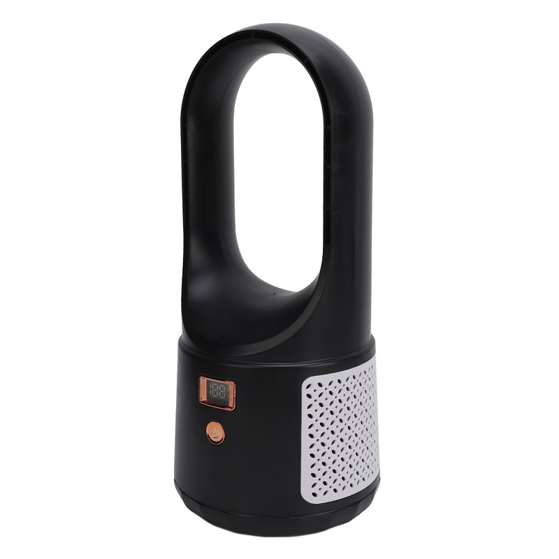 USB Desk Fan 6 Speeds Wind Quiet Portable Bladeless Cooling