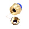 sourcing map Straight Pneumatic Push to Quick Connect Fittings G3/8