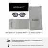 WDZAYXC Small Square Sunglasses for Men and Women, Classic Rectangular