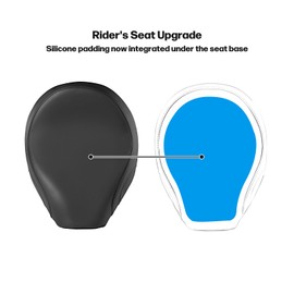 JUNJUMOTO Rider Solo Gel Seat Compatible with Honda CMX1100 Rebel 1100 CM1100 2021 2022 2023 2024 2025 （ (Black,Rider Seat)