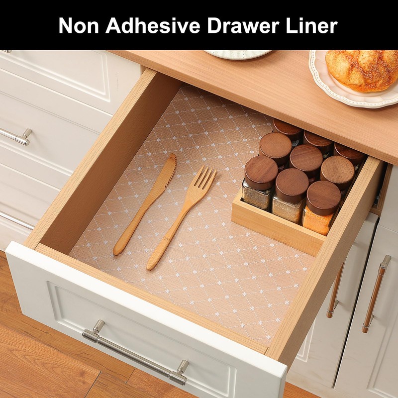Cooyes Shelf Liner – Premium Non-Adhesive Cabinet & Drawer Liner