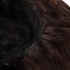 Men Wig Short Brown Straight Breathable Inner Mesh Soft Fluffy