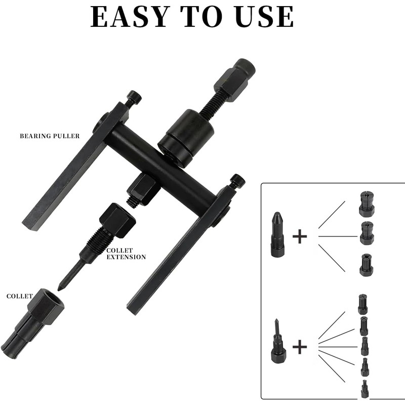 12pcs Blind Hole Bearing Puller Set Internal Bearing Extractor Puller