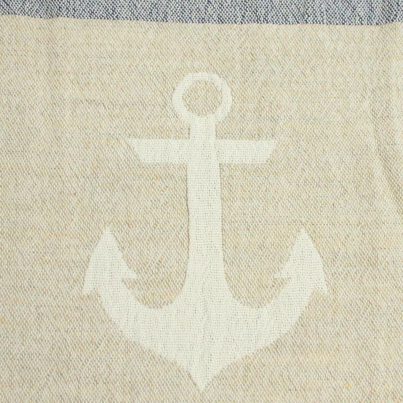 440s Pareo Beach Towel Anchor Sand Colour | MU-6530PA-A |