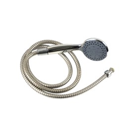 Shower Head with Hose Including 3 Jet Types with Bracket and Mounting Material Shower Head (L x W): Approx. 20 cm x 8 cm Shower Hose 1.50 m Length Bathroom