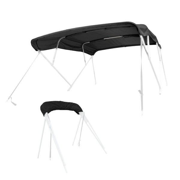 SavvyCraft 4 Bow Bimini Top Replacement Cover 10 Feet Long,
