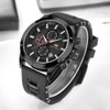 Minifocus 미니포커스 남성 러버메탈밴드 손목시계 MF0089G Minifocus Men's Rubber Metal
